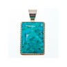 925 STERLING SILVER TURQUOISE PENDANT