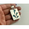 925 STERLING SILVER TURQUOISE PENDANT