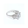 925 Sterling Silver CZ Ring Size 5.5