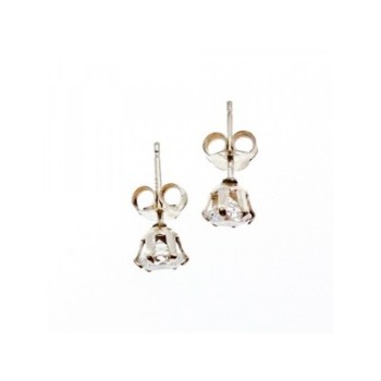 925 Sterling Silver CZ Stud Earrings