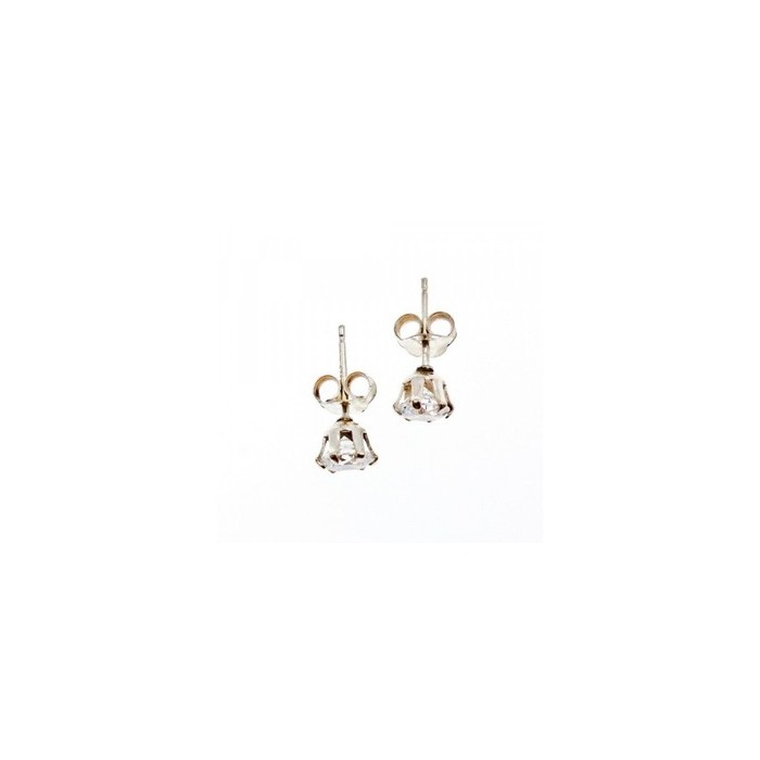 925 Sterling Silver CZ Stud Earrings