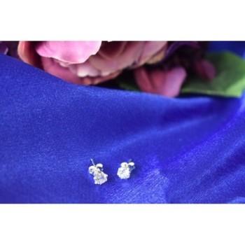 925 Sterling Silver CZ Stud Earrings