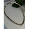 Elegant Italy 925 Sterling Silver Necklace Length 17.5 inch