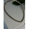 Elegant Italy 925 Sterling Silver Necklace Length 17.5 inch