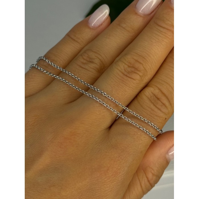 925 Sterling Silver Figural Amethyst Necklace Length 18 inch