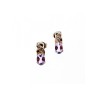 925 Sterling Silver Purple Iolite Stud Earrings