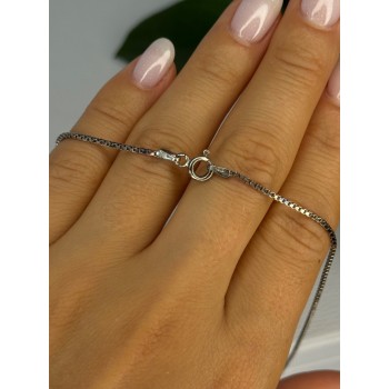 925 Sterling Silver Onyx & Abalone & Marcasite Necklace Length 25 inch