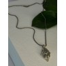 Elegant Vintage 925 Sterling Silver Marcasite Necklace Length 17.5 inch