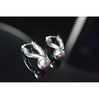 925 Sterling Silver Earrings Italy