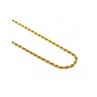 925 Sterling Silver Gold plated Chain Italy 19.6 In