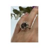 925 Sterling Silver Brown Tourmaline Ring Size 6.5
