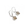 925 Sterling Silver Pyrite Earrings