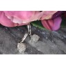 925 Sterling Silver Pyrite Earrings