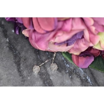 925 Sterling Silver Pyrite Earrings