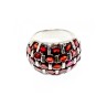 925 STERLING SILVER GARNET RING SIZE 8