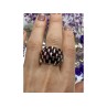 925 STERLING SILVER GARNET RING SIZE 8