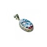 925 STERLING SILVER  JASPER CHAIN WITH PENDANT