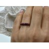925 STERLING SILVER CHERRY PEARLS RING SIZE 7