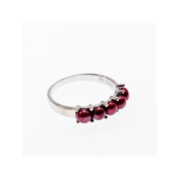 925 STERLING SILVER CHERRY PEARLS RING SIZE 7