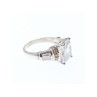 925 Sterling Silver White/colorless CZ Ring Size 5.5