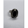 925 Sterling Silver & Onyx Soma Ring Size 5