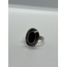 925 Sterling Silver & Onyx Soma Ring Size 5