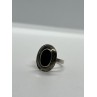 925 Sterling Silver & Onyx Soma Ring Size 5