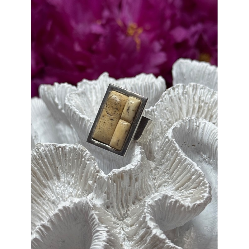 Vintage 925 Sterling Silver Yashma Versions Ring Size 7