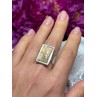 Vintage 925 Sterling Silver Yashma Versions Ring Size 7