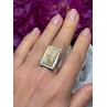 Vintage 925 Sterling Silver Yashma Versions Ring Size 7