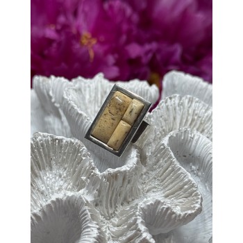 Vintage 925 Sterling Silver Yashma Versions Ring Size 7