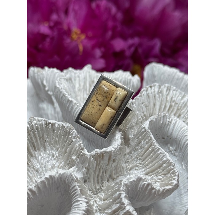 Vintage 925 Sterling Silver Yashma Versions Ring Size 7