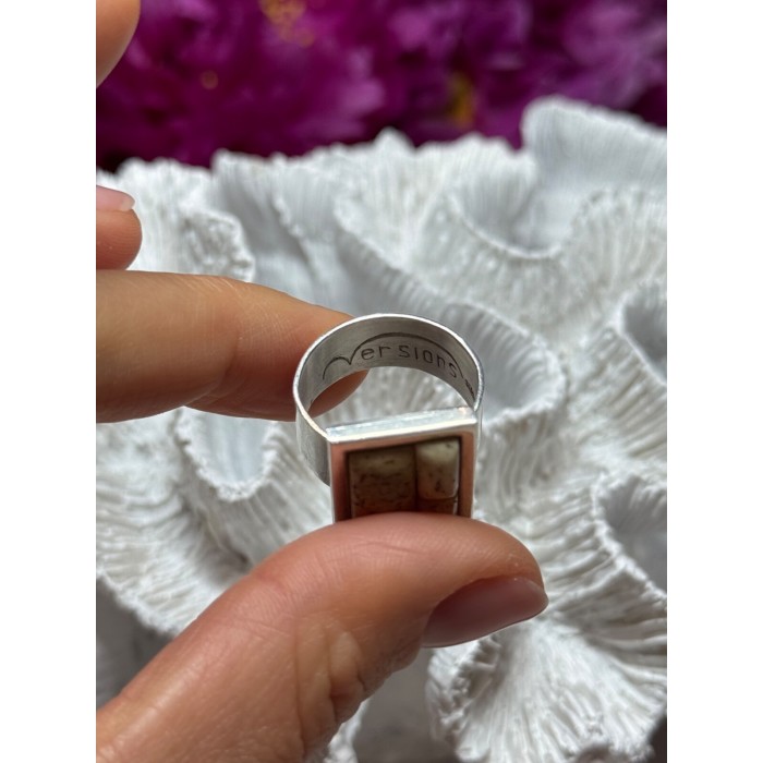 Vintage 925 Sterling Silver Yashma Versions Ring Size 7