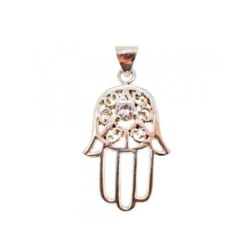 925 Sterling Silver CZ Pendant