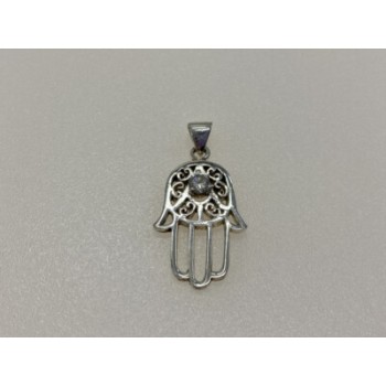 925 Sterling Silver CZ Pendant