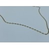 925 Sterling Silver Gold Plated Chain Italy  18.1 In