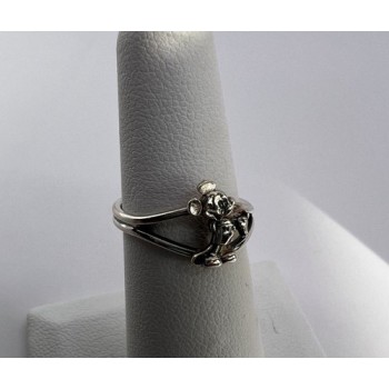 925 Sterling Silver & Walt Disney Prods.sis Ring Size 5