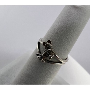 925 Sterling Silver & Walt Disney Prods.sis Ring Size 5
