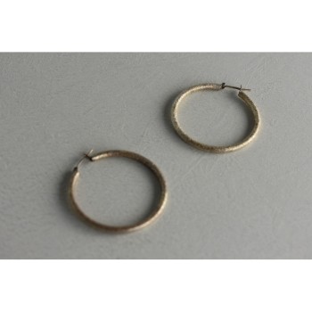 925 Sterling Silver Hoop Earrings Italy