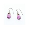 925 STERLING SILVER AMETHYST EARRINGS