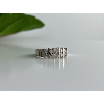 925 Sterling Silver CZ Ring Size 11.75