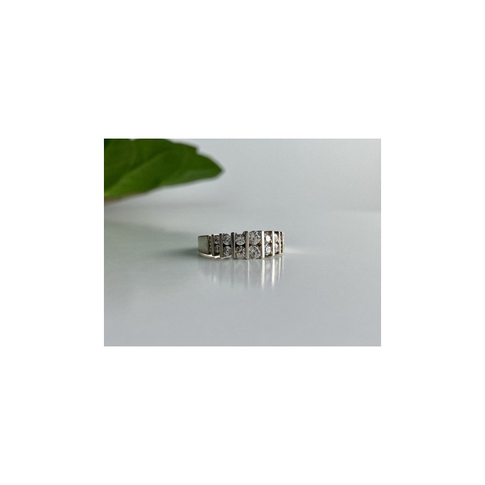 925 Sterling Silver CZ Ring Size 11.75