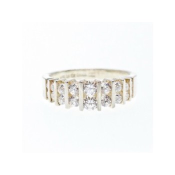 925 Sterling Silver CZ Ring Size 11.75