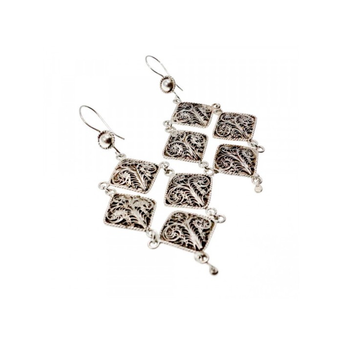 VINTAGE 925 STERLING SILVER EARRINGS