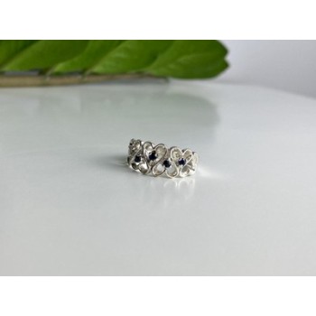 925 Sterling Silver Sapphires 