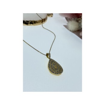 925 Sterling Silver Gold Plated CZ 