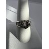 925 Sterling Silver & Marcasite Heart Ring Size 9