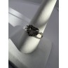 925 Sterling Silver & Marcasite Heart Ring Size 9