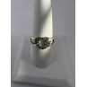 925 Sterling Silver & Marcasite Heart Ring Size 9