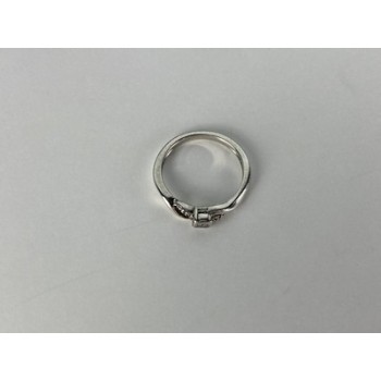 925 Sterling Silver White Sapphire Ring Size 6.5